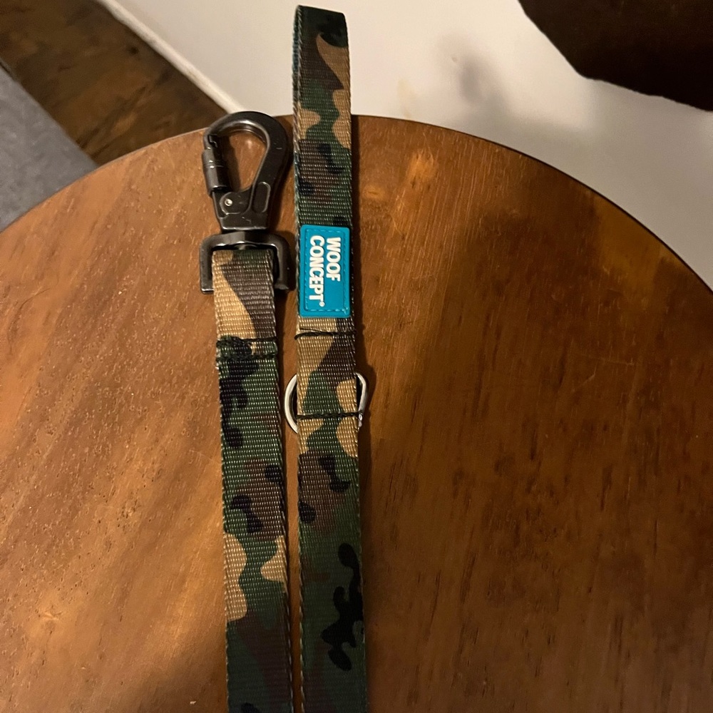 Woof Concept “Woodlands” Camouflage Dog Leash. Small/Medium